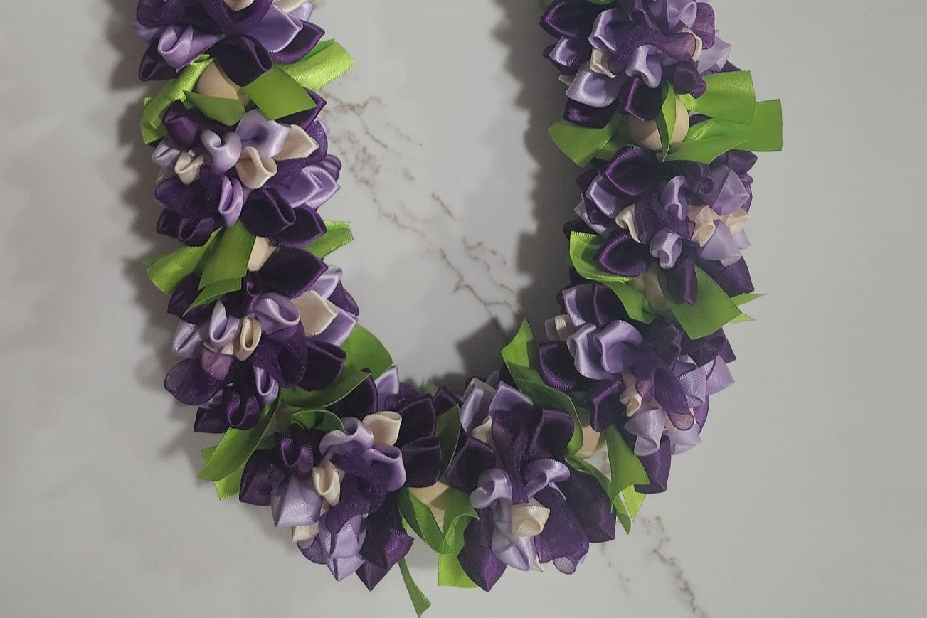 Forever Lei – Lavender & Green