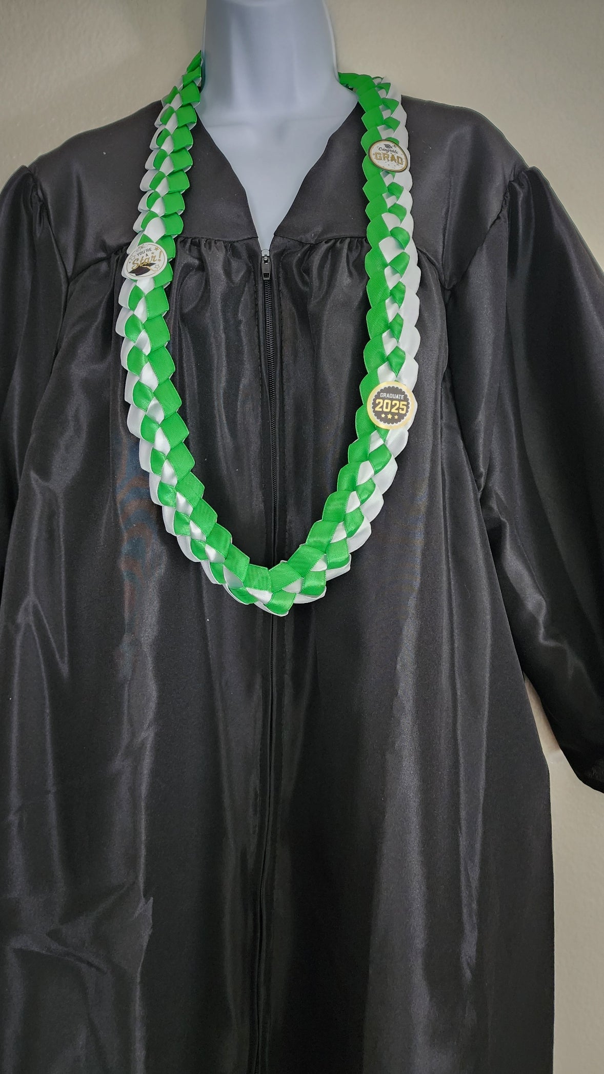 Gracefully Braided Ribbon Leis – Handmade, Colorful & Celebration-Ready