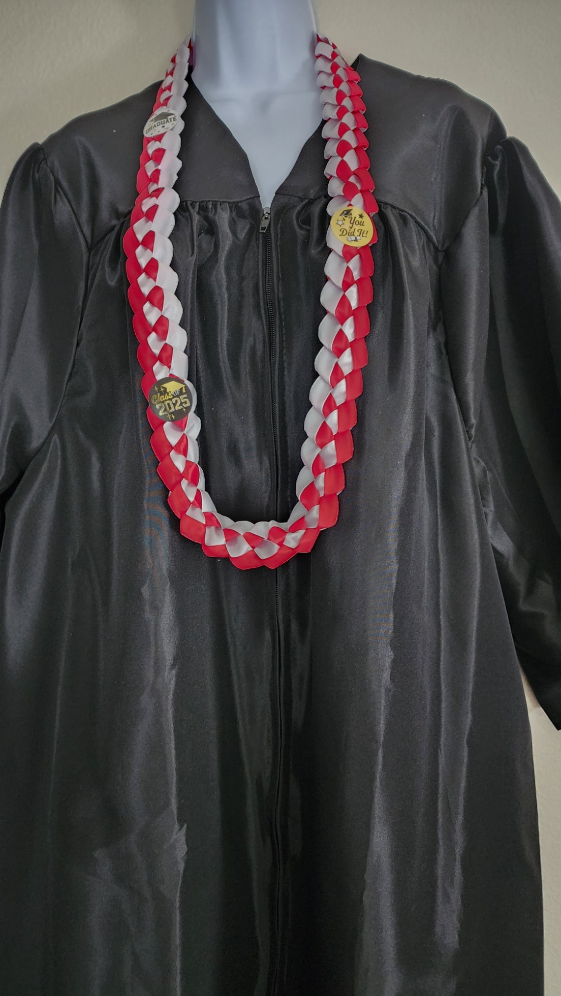 Gracefully Braided Ribbon Leis – Handmade, Colorful & Celebration-Ready