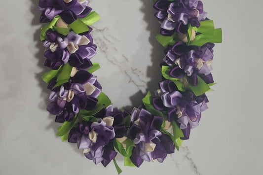 Forever Lei – Lavender & Green