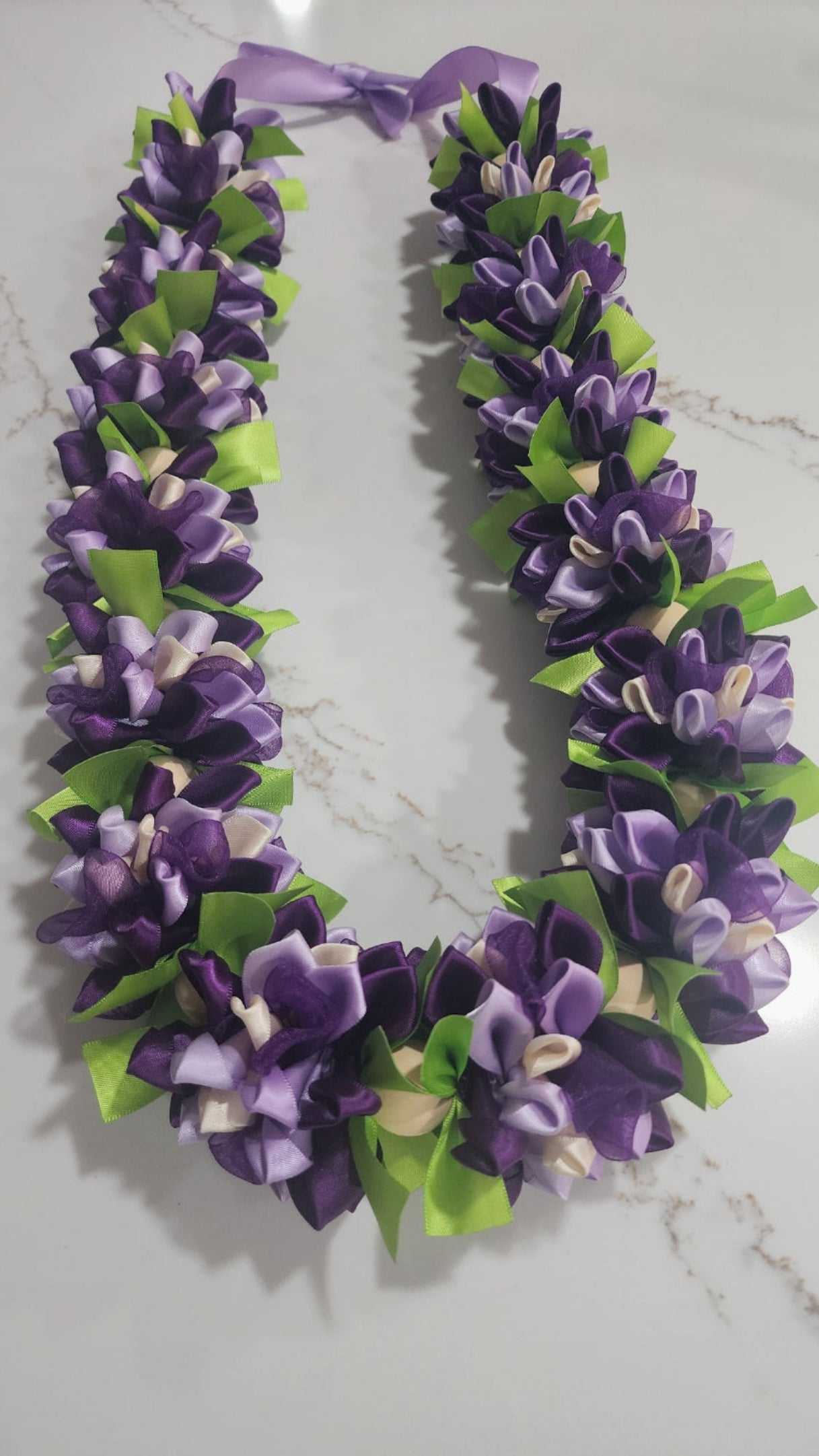 Forever Lei – Lavender & Green