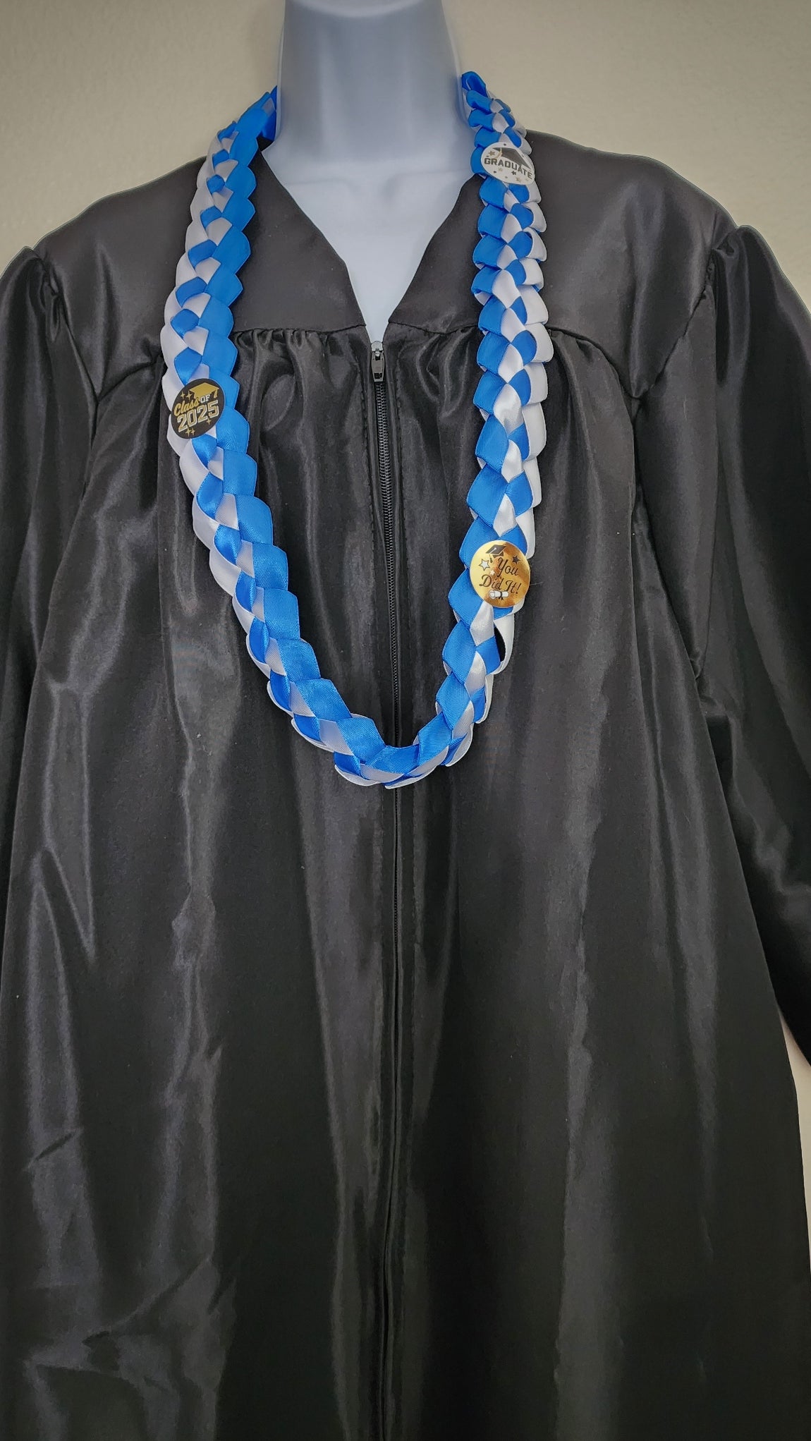 Gracefully Braided Ribbon Leis – Handmade, Colorful & Celebration-Ready