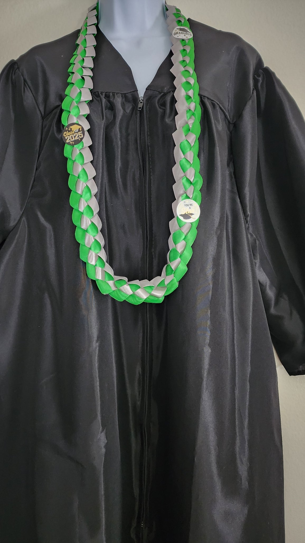 Gracefully Braided Ribbon Leis – Handmade, Colorful & Celebration-Ready