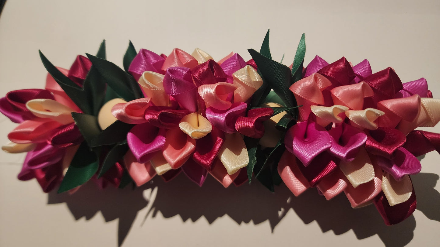 Forever Lei - Radiant Blooms - Fuchsia, blush pink, creamy ivory
